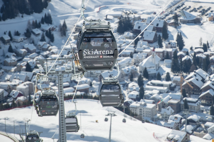 Mit dem Zusammenschluss der Skiarena sind auch die Kantone Graubünden und Uri verbunden.