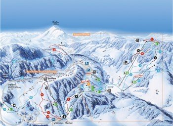 Pistenplan des Skigebiets Annaberg in Niederösterreich