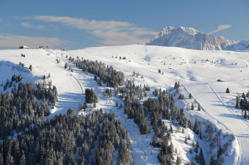 Insgesamt 62 Pistenkilometer laden zum Skifahren und Snowboarden ein.