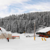Die Baldy Lodge liegt im Zentrum des Skigebiets.