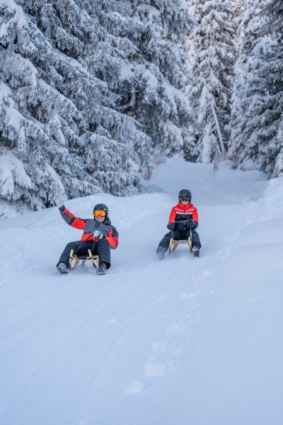 Die sechs Kilometer lange Rodelbahn in See zählt zu den schönsten der Region.
