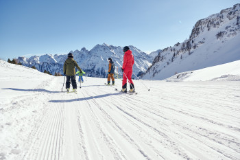 Im Brandnertal findet man tolle Bedingungen zum Skifahren.