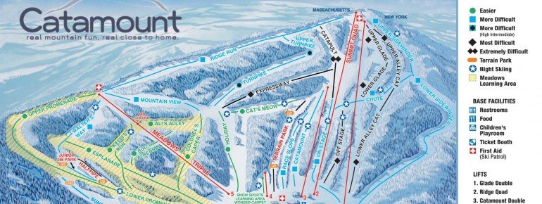 Pistenplan Catamount Ski Area