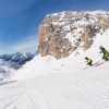 Ein Traumkulisse erwartet Skifahrer in Cortina.
