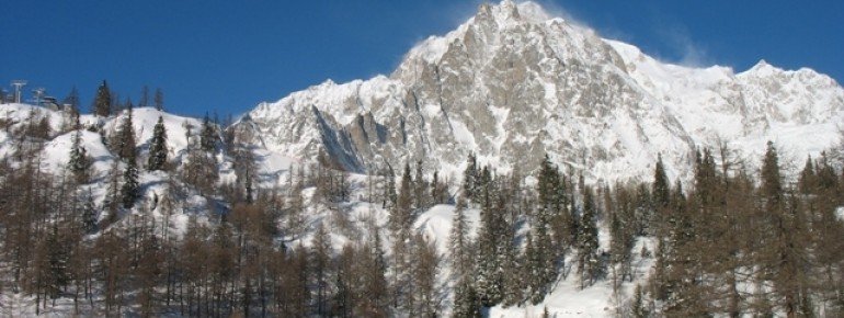 Mont Blanc from Pra Neyron