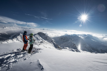 Parsenn ist das größte der fünf Teilgebiete der Davos Klosters Mountains.