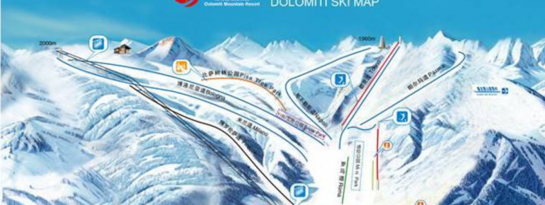 Pistenplan Skigebiet Duolemeidi
