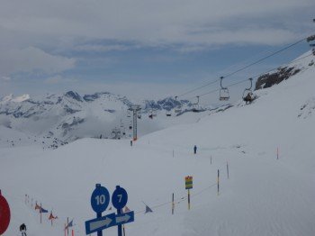Pisten 7 und 10 am Engstlenalp Sessellift