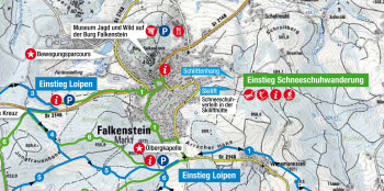 Lage des Skilifts in Falkenstein