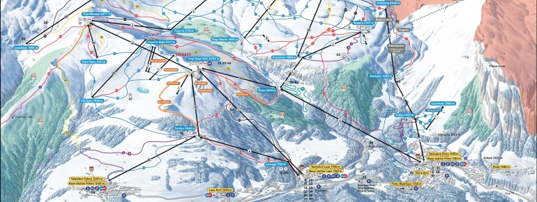 Pistenplan Laax