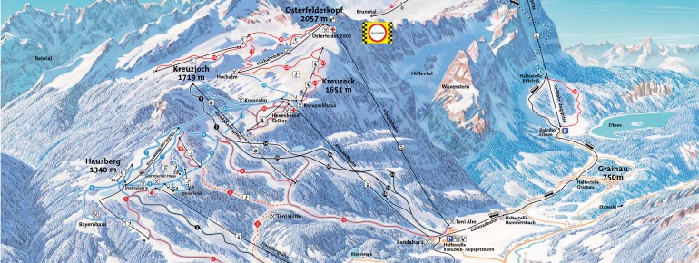 Pistenplan Garmisch-Classic