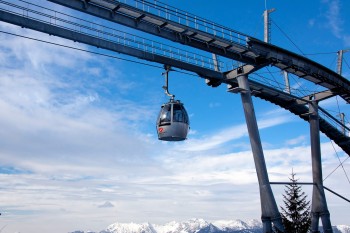 Die Kreuzeckbahn im Skigebiet Garmisch Classic