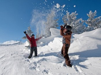 Schnee gibt es am Sportberg Goldeck genug.