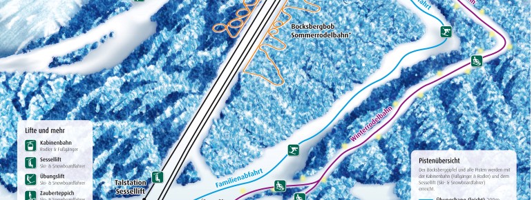 Pistenplan Erlebnisbocksberg Hahnenklee