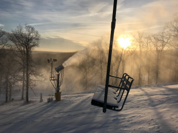 Schneekanonen sorgen für Schneesicherheit