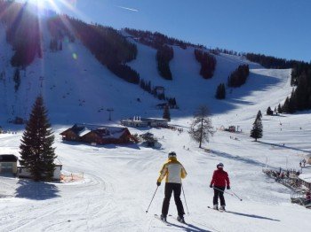 Die Hutterer Böden sind Dreh- und Angelpunkt des Skigebiets