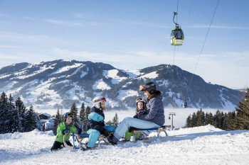 Schlittelpiste von Mostelberg nach Sattel.