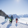 Winterwanderweg um den Engelstock mit Blick zum Talkessel Schwyz