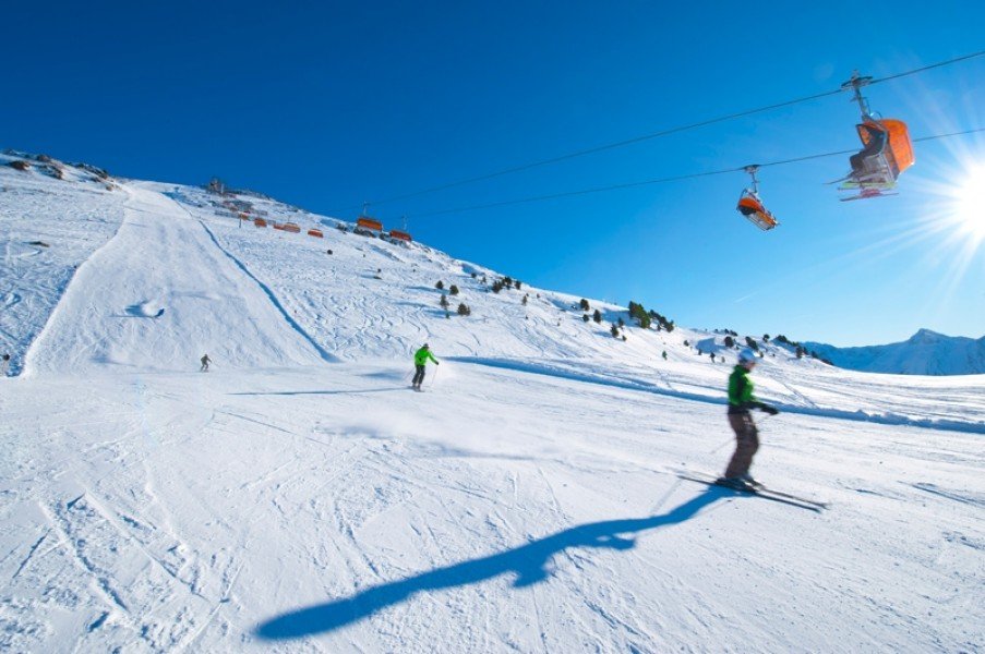 Traumhaftes Skiwetter, fast leere Abfahrten und gute Schneebedingungen - was will man mehr?