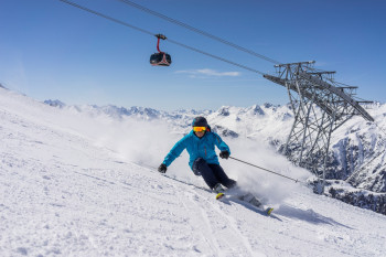 Fortgeschrittene Skifahrer finden in Ischgl eine große Vielfalt an Pisten