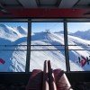 Komfortabel in den Tiefschnee: Blick aus der neuen Piz Val Gronda Bahn