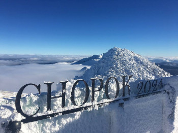Der Gipfel des Chopok liegt auf über 2000 Meter.
