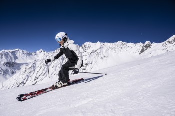 Das Familienskigebiet Kappl bietet 42 Pistenkilometer.