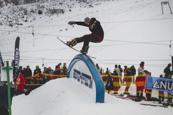 Der Snowpark am Kaunertaler Gletscher ist für Freestyler aller Levels ausgelegt.