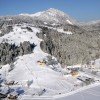 Blick auf das Skigebiet Kötschach-Mauthen im österreichischen Kärnten.
