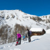 Als Aktivität nach dem Skifahren bietet sich eine Schneeschuhwanderung mit Wildtierbeobachtung wie hier im Nationalpark Hohe Tauern an.
