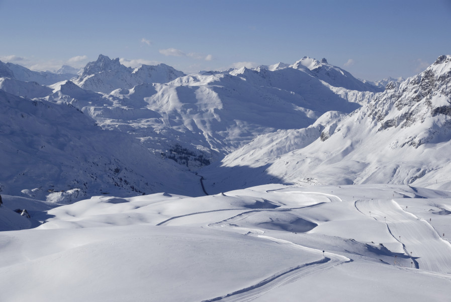 Der Arlberg ist die Wiege des alpinen Skilaufs.