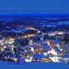 Levi bietet nach Einbruch der Dunkelheit einn tollen Ausblick auf die finnische Winterlandschaft.