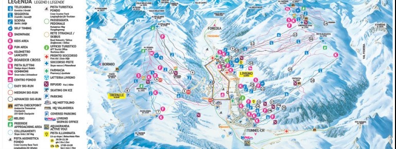 Pistenplan Livigno