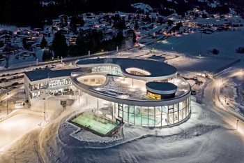 Atoll Achensee bei Nacht