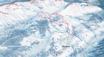 Pistenplan Monterosa Ski: Antagnod