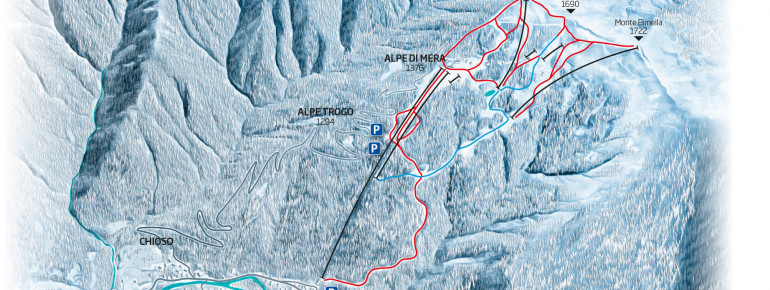 Pistenplan Monterosa Ski: Alpe di Mera