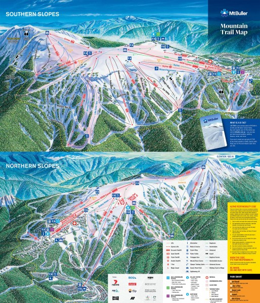 Pistenplan Mt Buller Offene Lifte Pisten Skipanorama