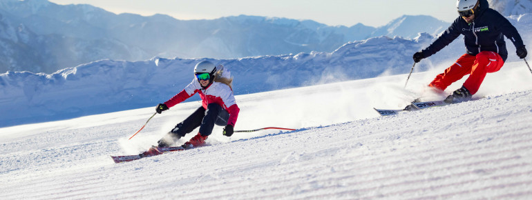 Auf 110 Pistenkilometer können sich Wintersportler in Nassfeld austoben.