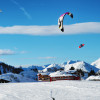 Snowkiten wird immer beliebter und ist auch in Obertauern möglich.