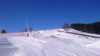 Der Funpark im Skigebiet lässt Freestyler-Herzen höher schlagen