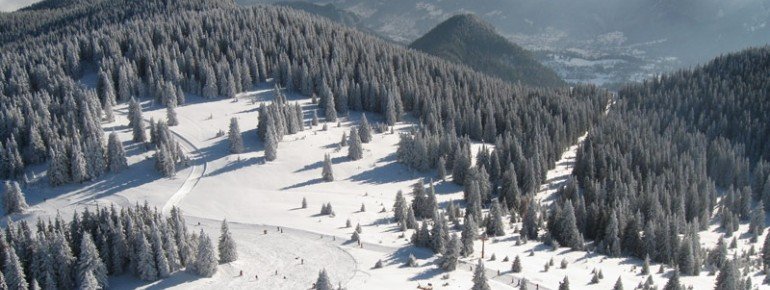 Im Skigebiet Pamporovo erwarten dich insgesamt knapp 30 Pistenkilometer.
