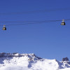 Der Vanoise Express verbindet die Skigebiete Les Arcs und La Plagne miteinander.