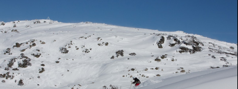 Mit einer Fläche von 1.250 ha ist Perisher das größte Skigebiet Australiens.