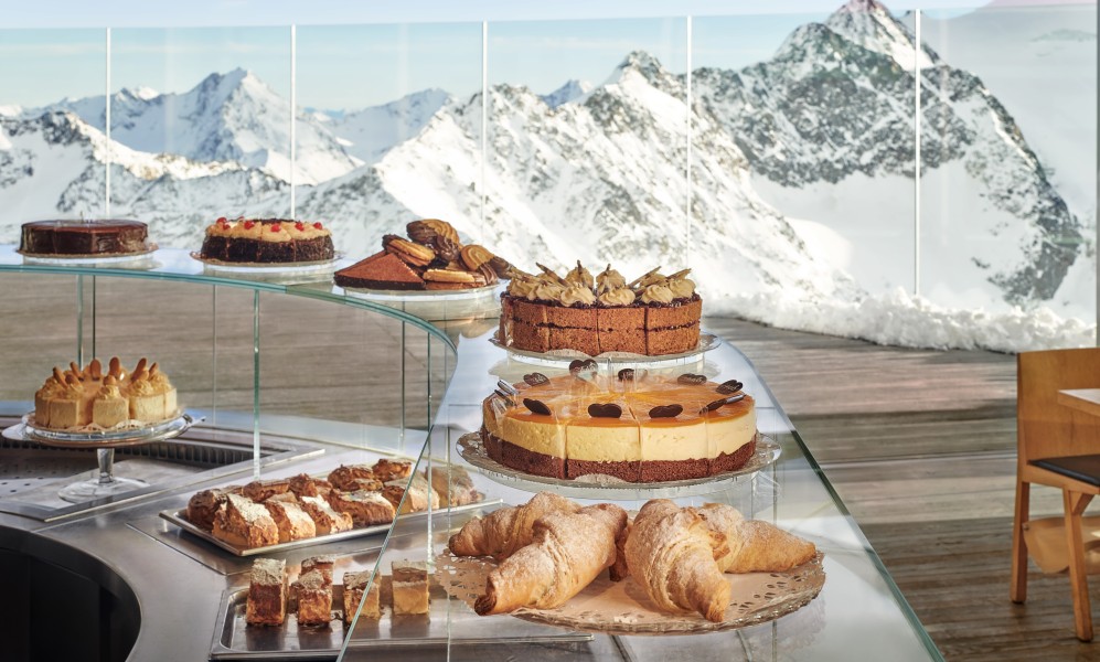 Der höchste Genuss am Pitztaler Gletscher: Café 3440