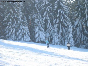 Wintersport im bayerischen Wald