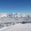 Vom Skigebiet Reiteralm erhält man einen guten Blick auf die umliegende Bergwelt