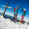 Das Skigebiet reicht bis auf 2.096 Meter Seehöhe.