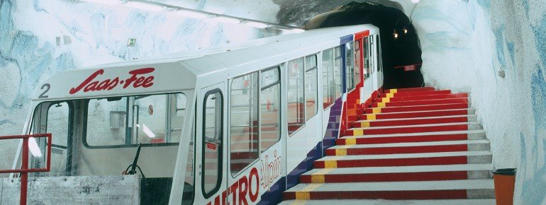 Die Metro Alpin ist die höchste Untergrundstandseilbahn der Welt