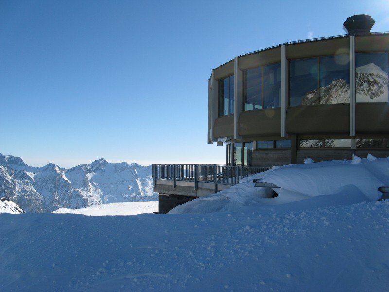 Drehrestaurant im Skigebiet Saas-Fee