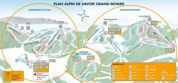 Pistenplan Savoie Grand Revard